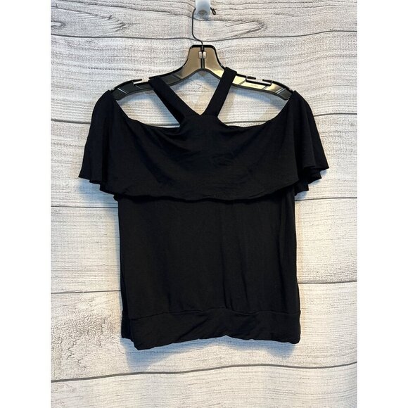 Bailey 44 Black Off-Shoulder Top Size Small - Picture 1 of 3